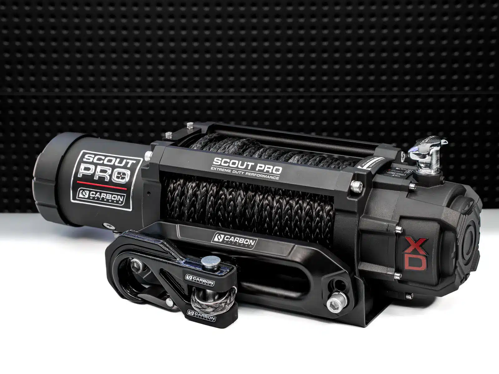 Carbon Scout Pro - 15000lb Winch V3 With Mega Pro Hook (The Ultimate Heavy Duty Winch) - Image 5