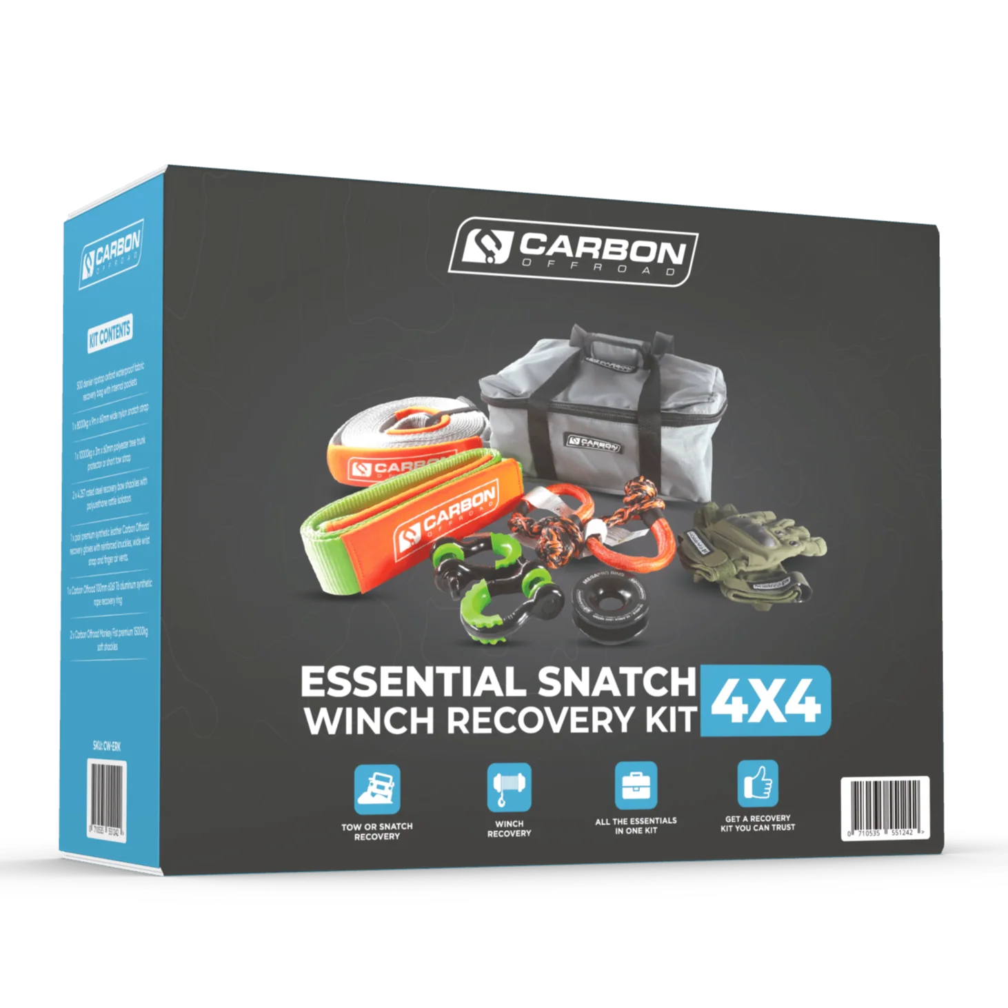Carbon Offroad Essentials Recovery Kit - Image 2